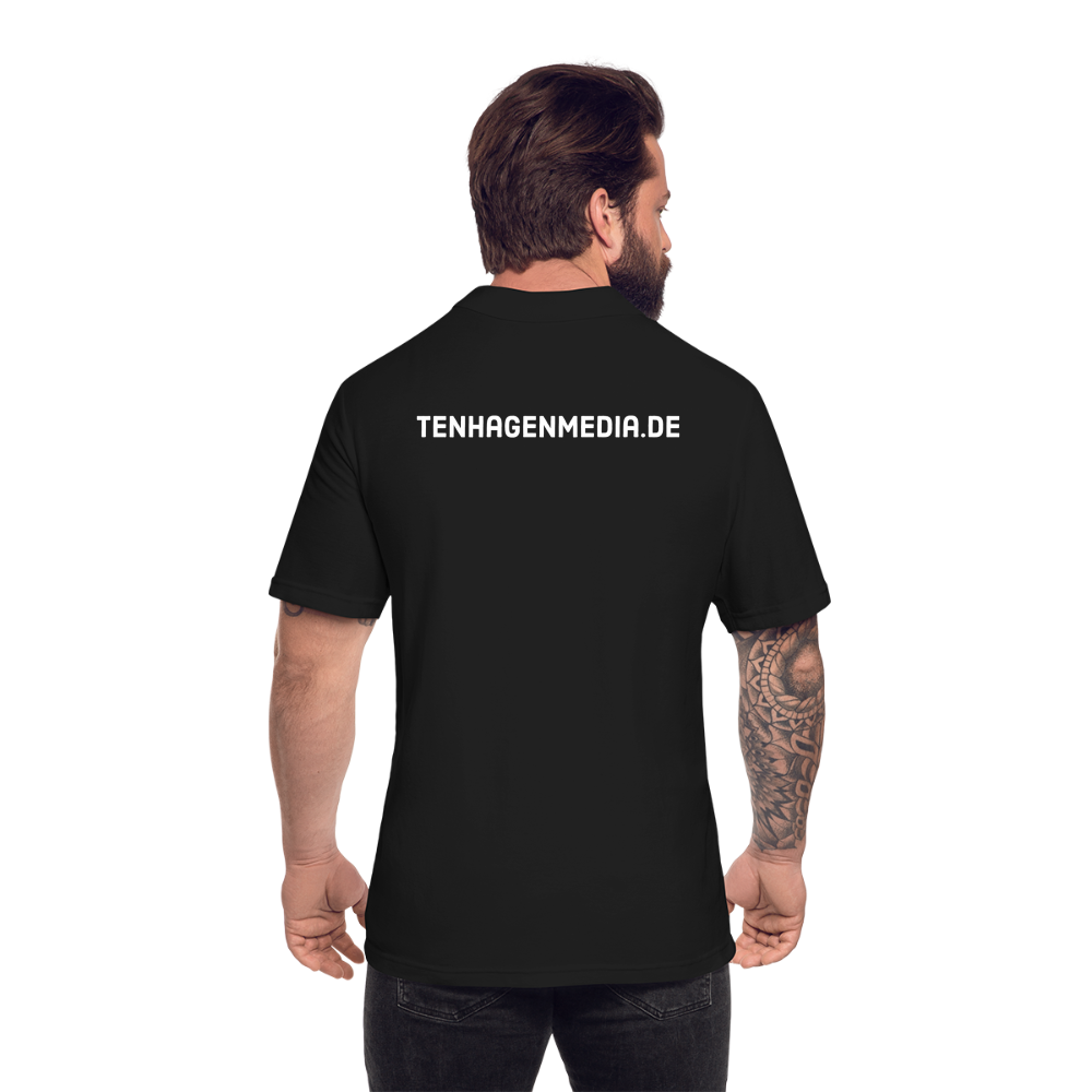 Männer Poloshirt - Schwarz